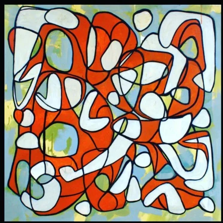 Abstract painting 5 by Steven W. Miller, GALLERY 5A