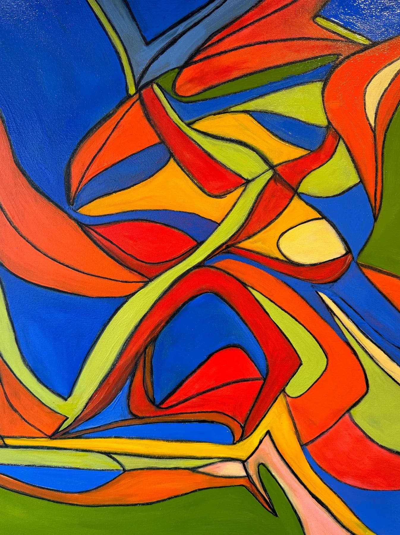Abstract painting 4 by Steven W. Miller, GALLERY 1A
