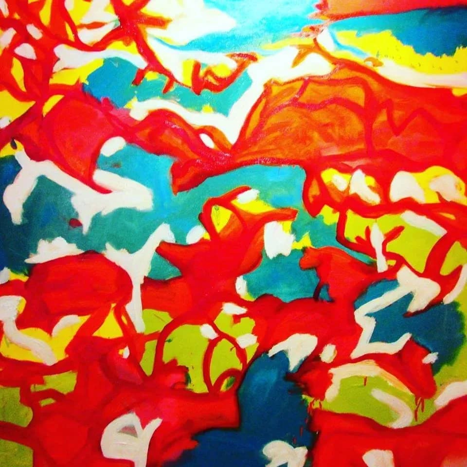 Abstract painting 1 by Steven W. Miller, GALLERY 6A