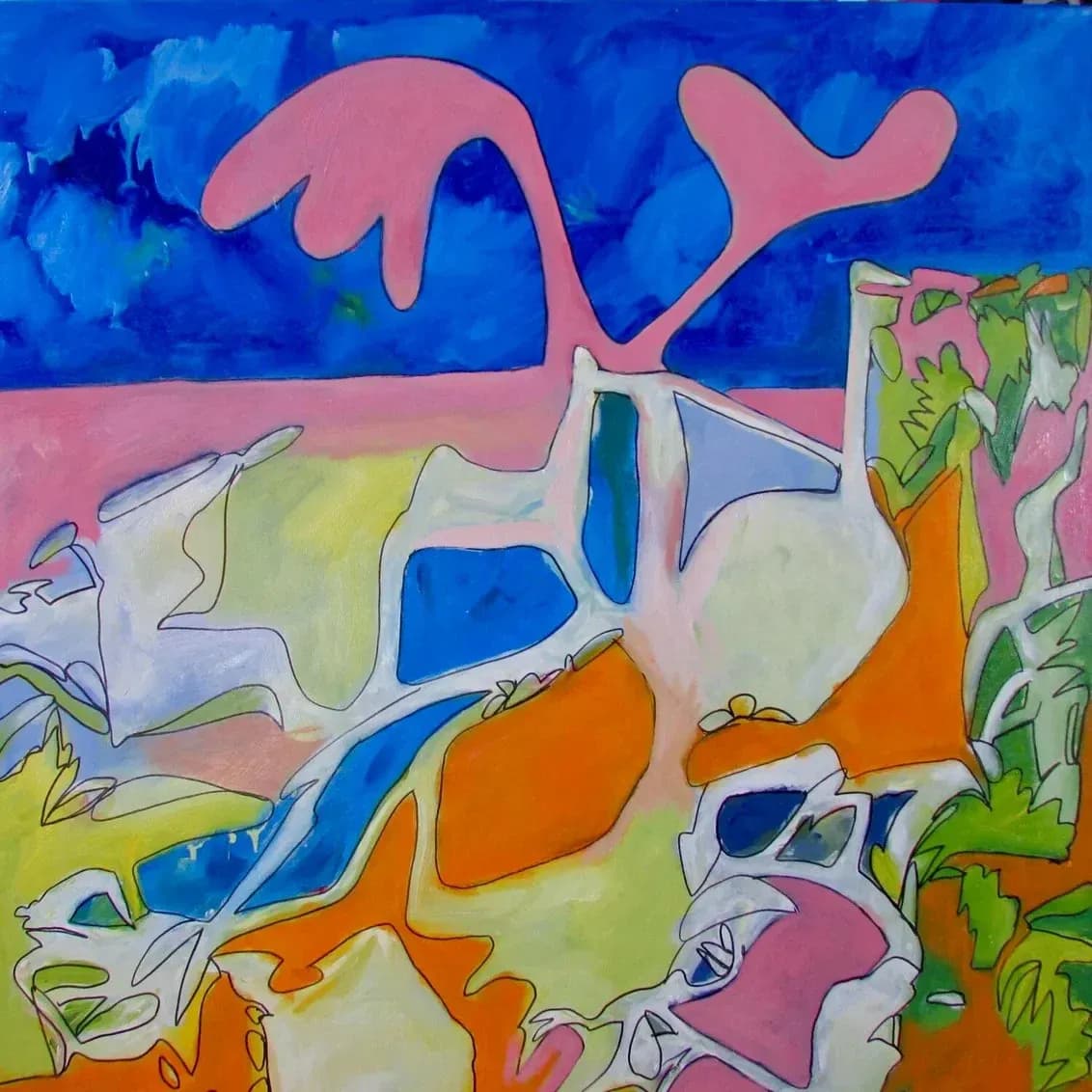 Abstract painting 1 by Steven W. Miller, GALLERY 4A