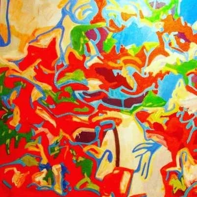 Abstract painting 9 by Steven W. Miller, Gallery 5