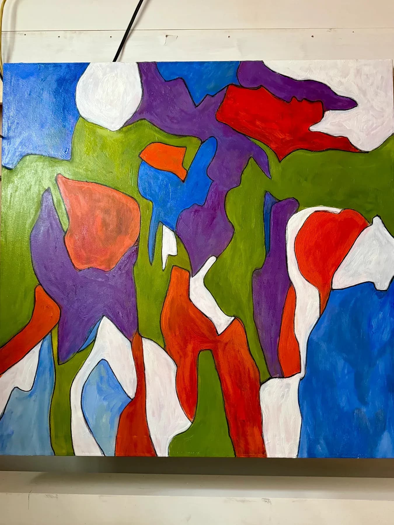 Abstract painting 4 by Steven W. Miller, GALLERY 3A