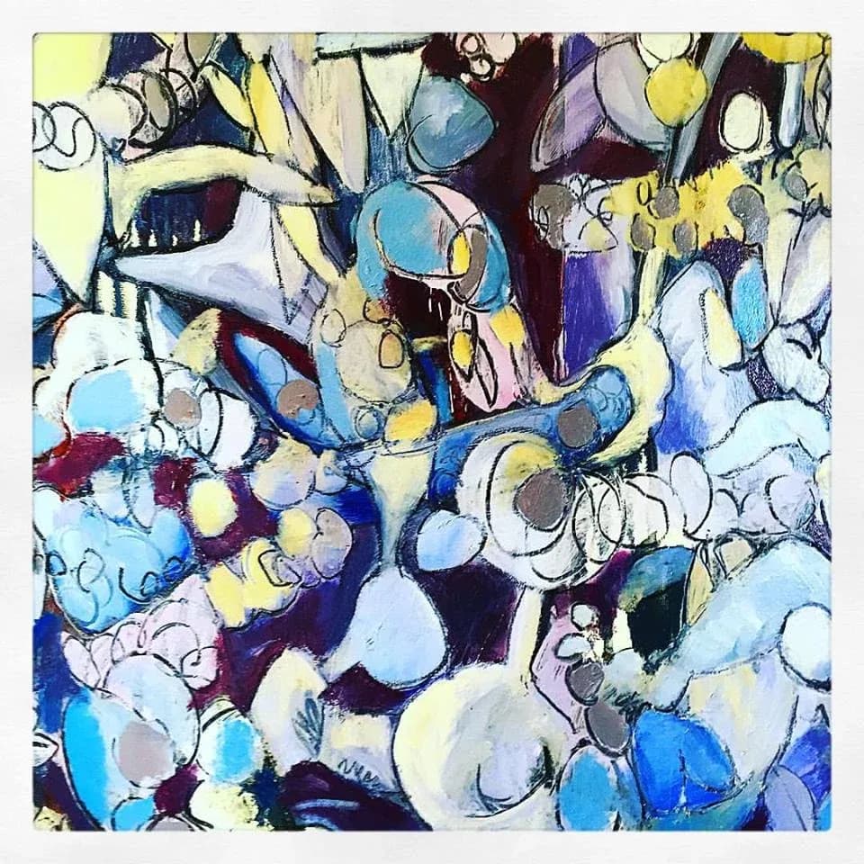 Abstract painting 4 by Steven W. Miller, GALLERY 4A