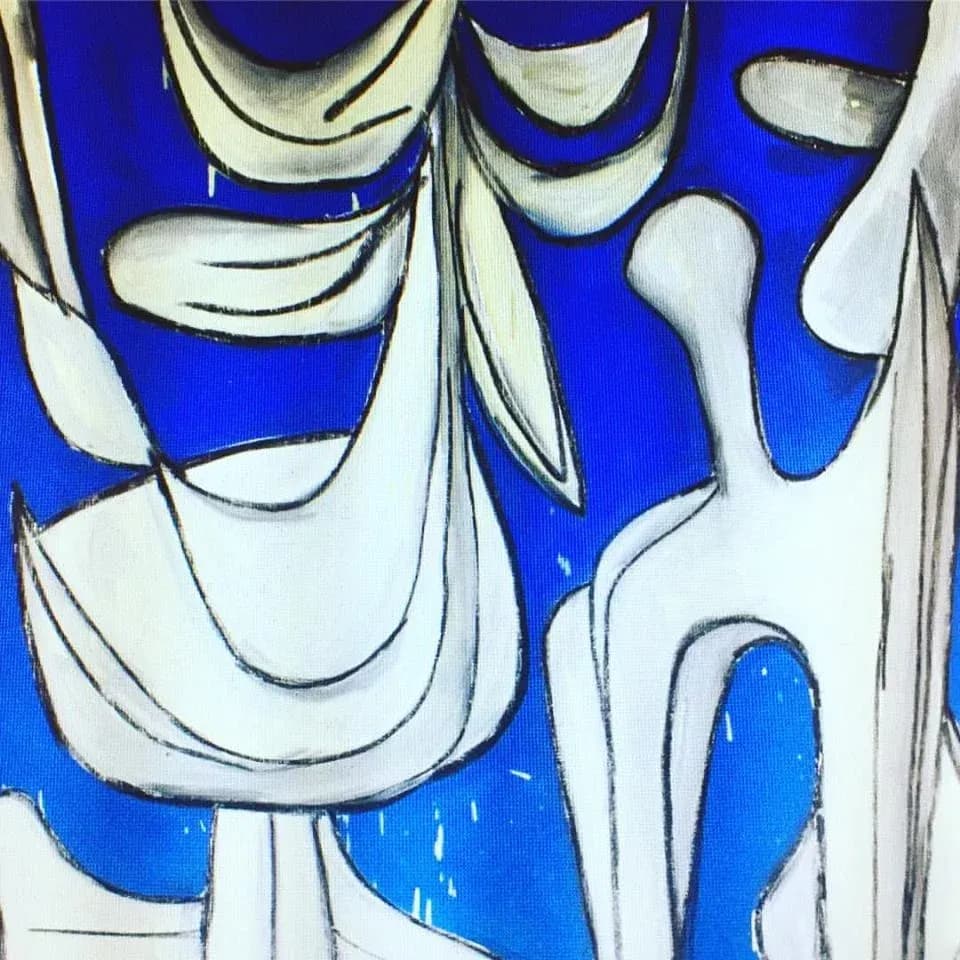 Abstract painting 1 by Steven W. Miller, GALLERY 5A