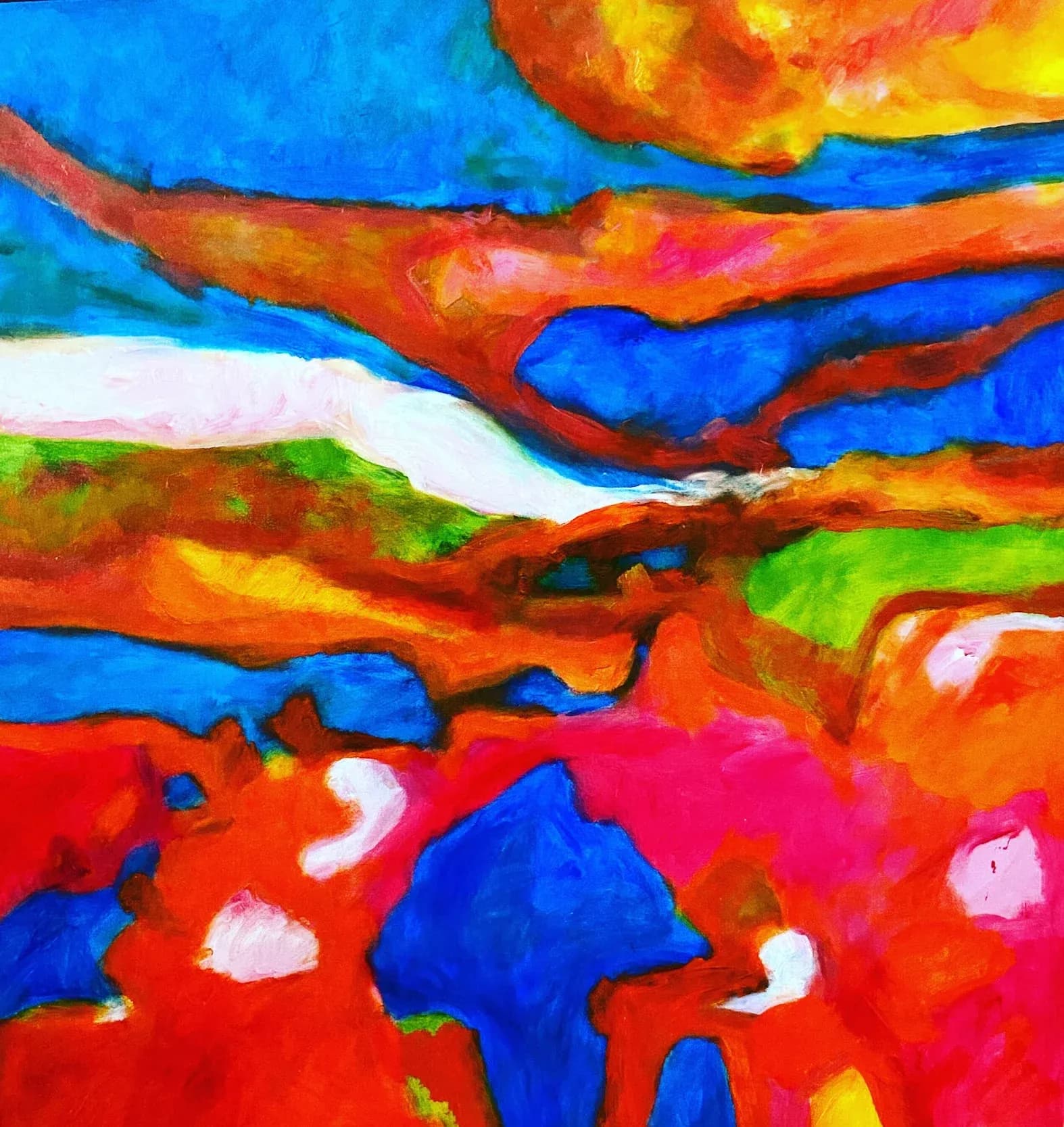 Abstract painting 8 by Steven W. Miller, GALLERY 2A