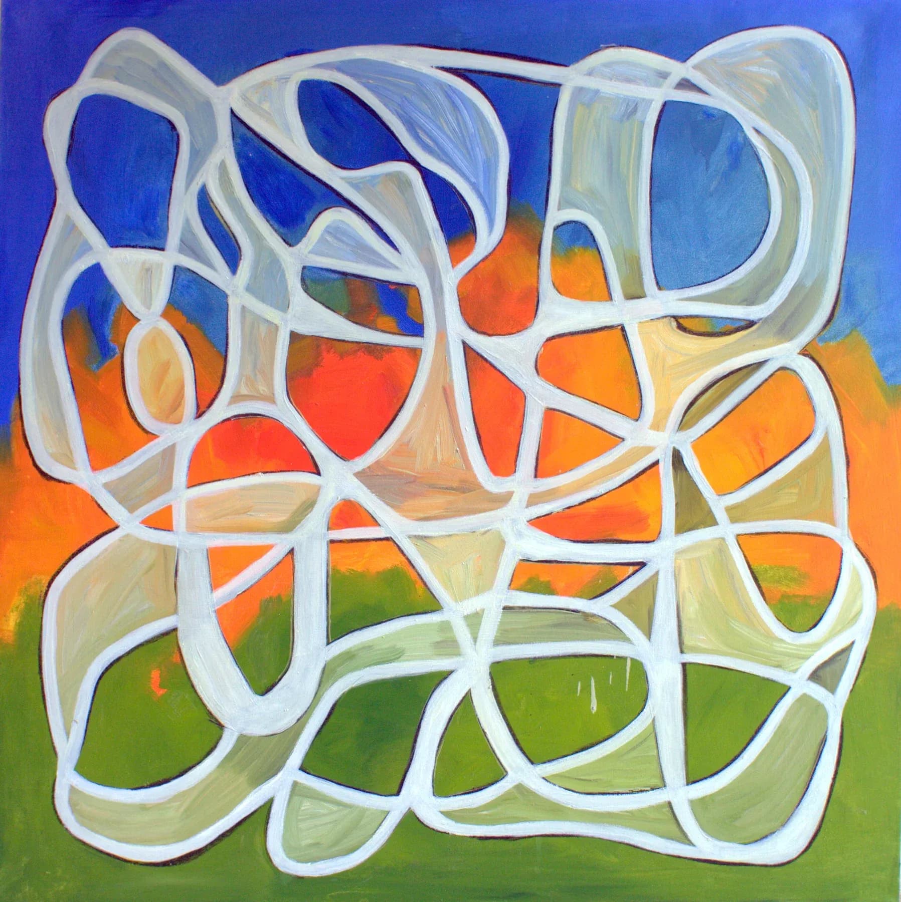 Abstract painting 3 by Steven W. Miller, GALLERY 4A