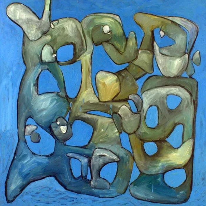 Abstract painting 9 by Steven W. Miller, Gallery 4