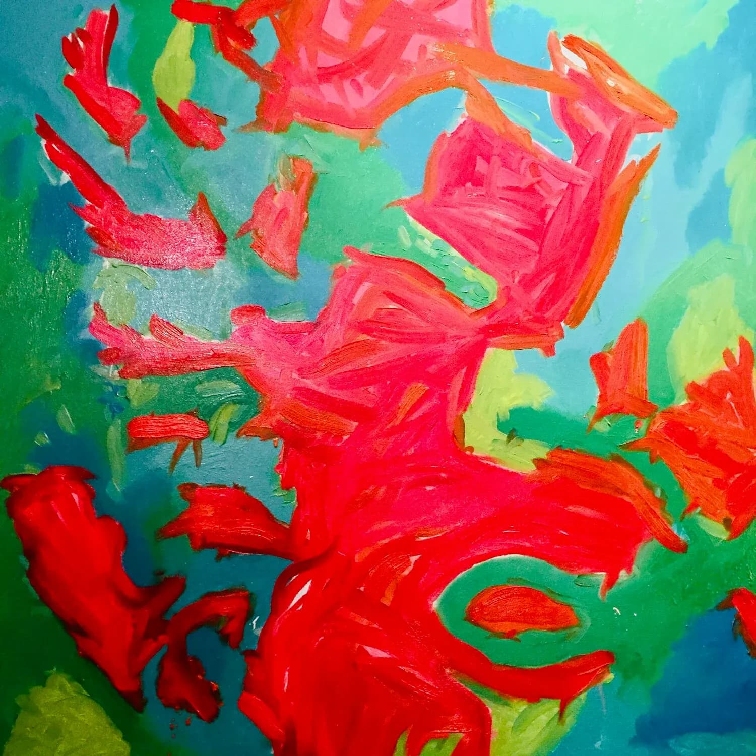 Abstract painting 9 by Steven W. Miller, GALLERY 4A