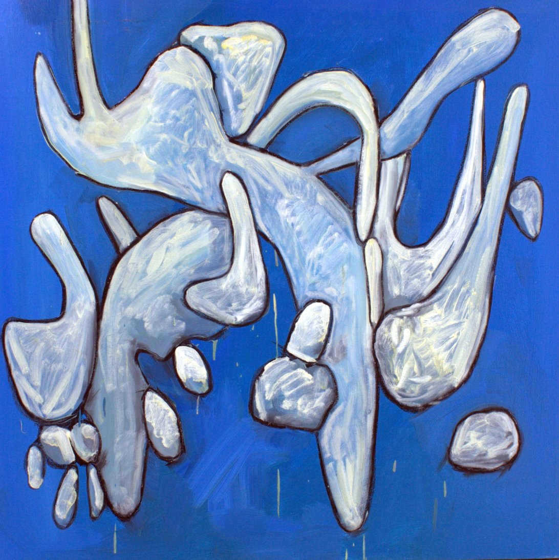 Untitled #5 oil on canvas 50" x 50" price on request,click on image for larger version