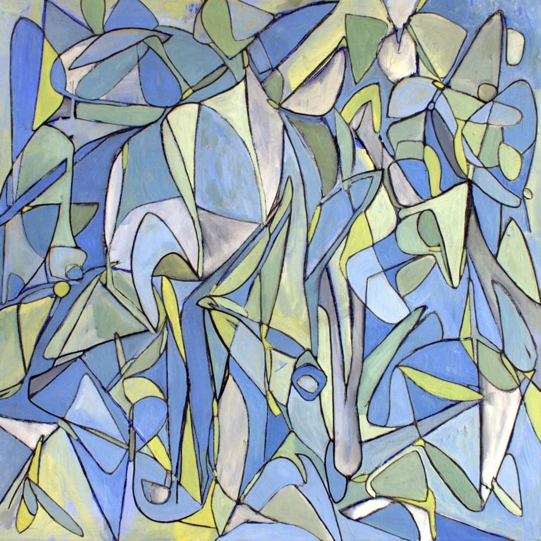 Untitled 9 oil on canvas 50x50" price on request